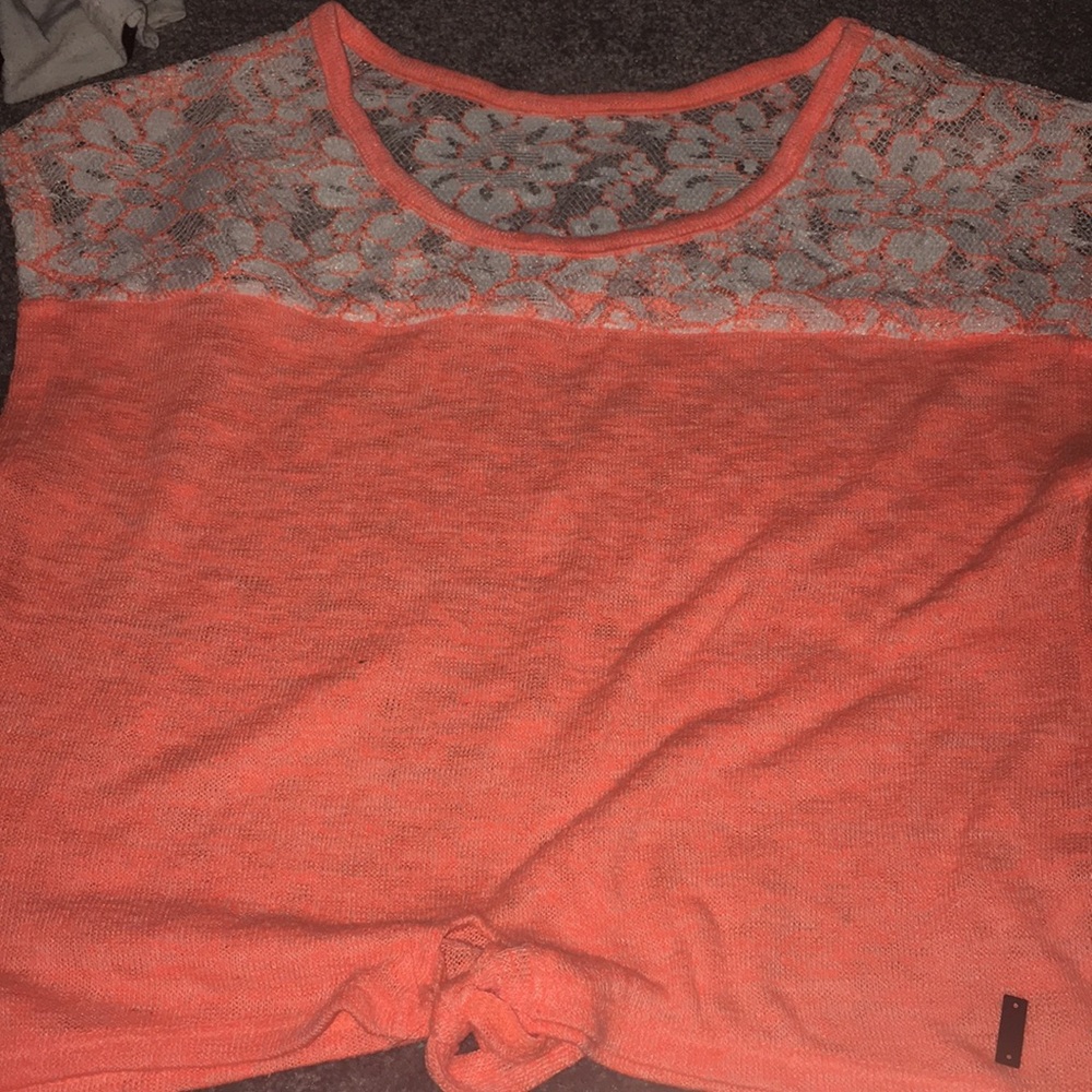 Justice lace shirt